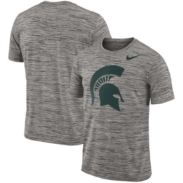 Nike Michigan State Spartans Charcoal 2018 Player Travel Legend Performance T-Shirt,We sell and wholesale Nike Michigan State Spartans Charcoal 2018 Player Travel Legend Performance T-Shirt on line form chian!